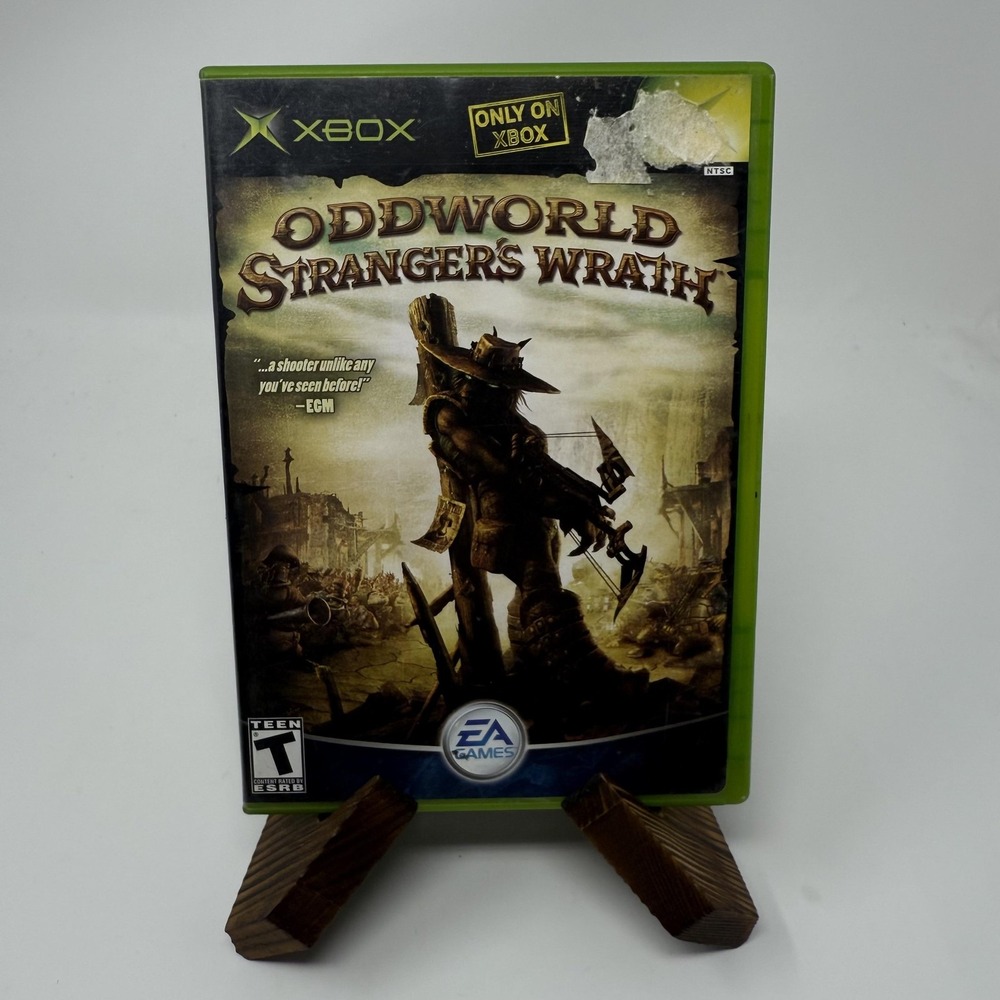 Oddworld Stranger's Wrath Microsoft Xbox Video Game Complete CIB EA Shooter T